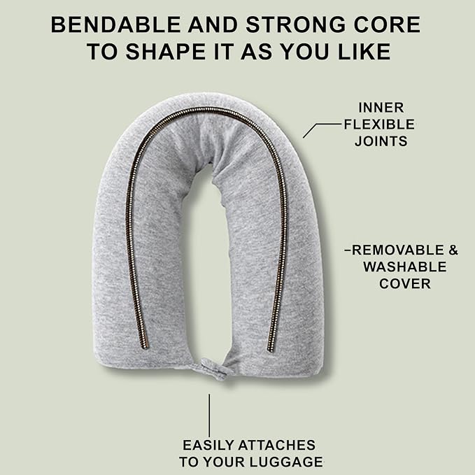 Dot&Dot Twist Memory Foam Travel Pillow - Image 2