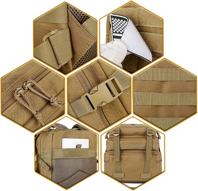 QT&QY 45L Military Tactical Backpacks - Image 6