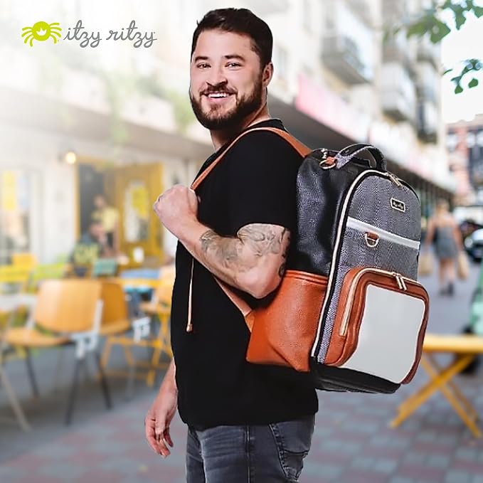 Itzy Ritzy Diaper Bag Backpack – Large Capacity Boss Plus Baby Backpack Diaper - Image 10