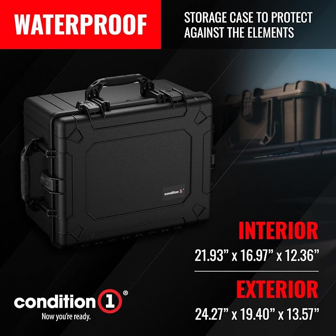 Condition 1 25" Large Heavy-Duty Protective Waterproof Hard Case, Model 024 - Image 2