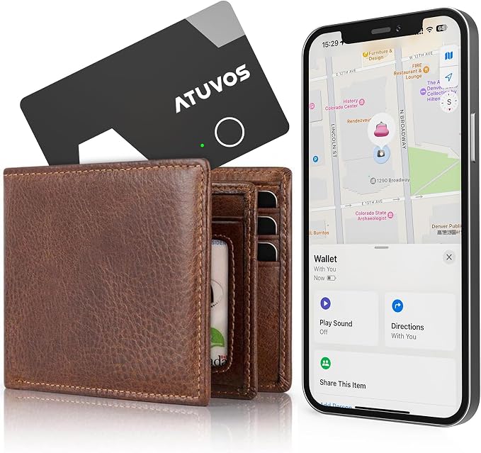 ATUVOS Rechargeable Wallet Tracker Card, Ultra Slim 1.6mm Wallet Card Tracker - Image 8