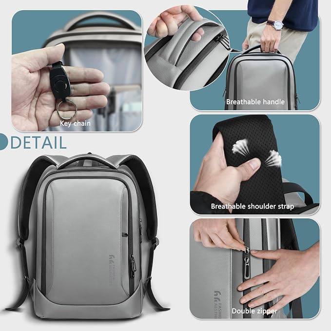hk Laptop Backpack for Men - Image 6