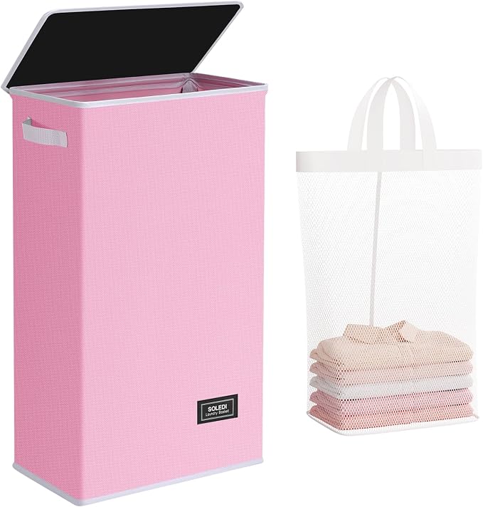 SOLEDI Slim Laundry Hamper by SOLEDI