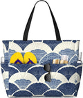 Beach Bag for Women Beach Tote Bag Waterproof Sandproof Large Bags by NLZI