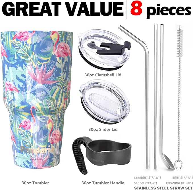 30 oz Spill Proof Tumbler with Handle, 100% Leak-Proof, Cupholder Friendly - Image 4