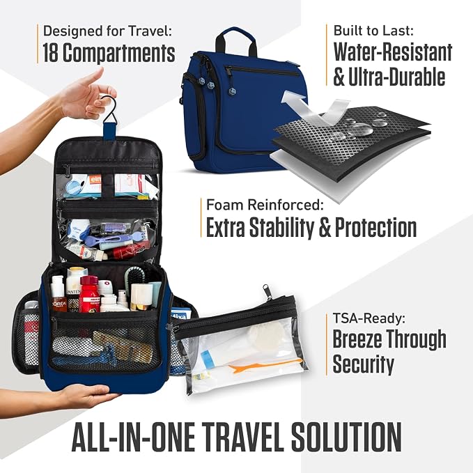 VENTURE 4TH Hanging Travel Toiletry Bag - Image 5