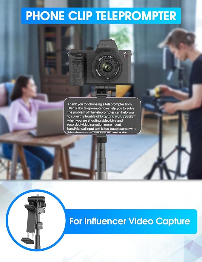 ULANZI MT-63 Mini Phone Tripod, 360° Ball Head Travel Lightweight Tripod - Image 2