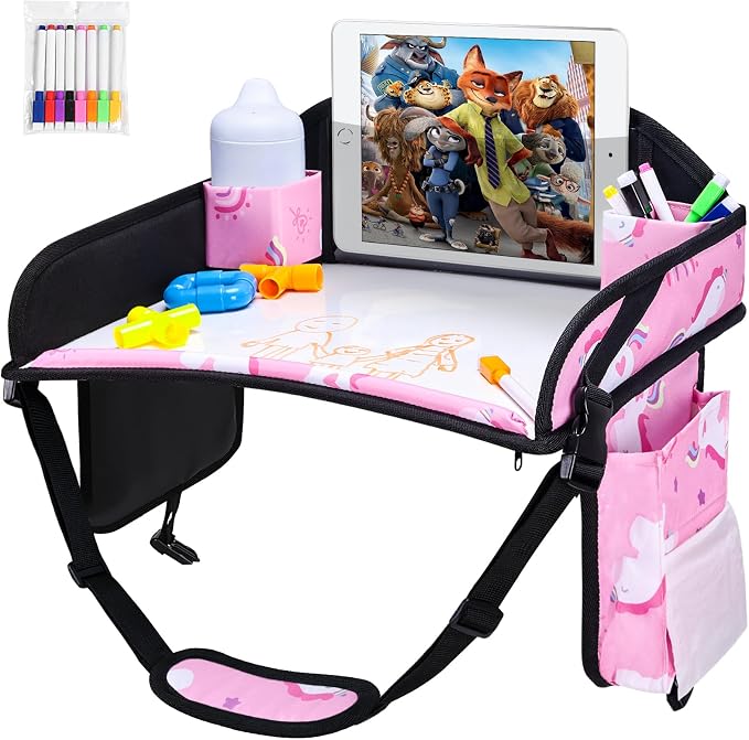 2PCS Kids Travel Tray, Car Seat Tray - Image 3