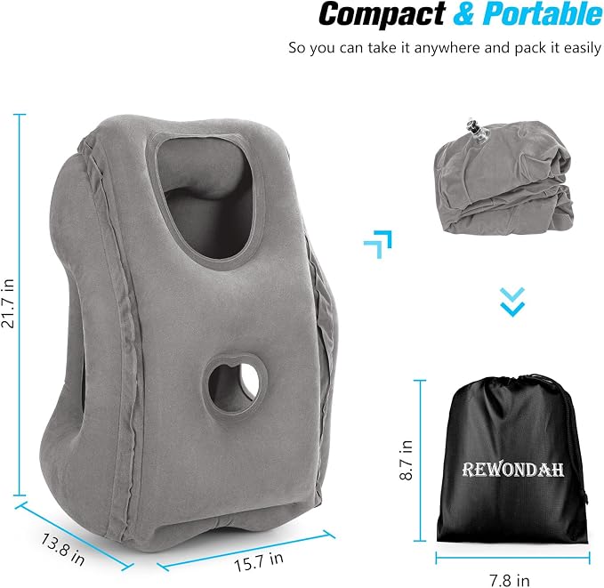 Rewondah Inflatable Travel Pillows - Image 7