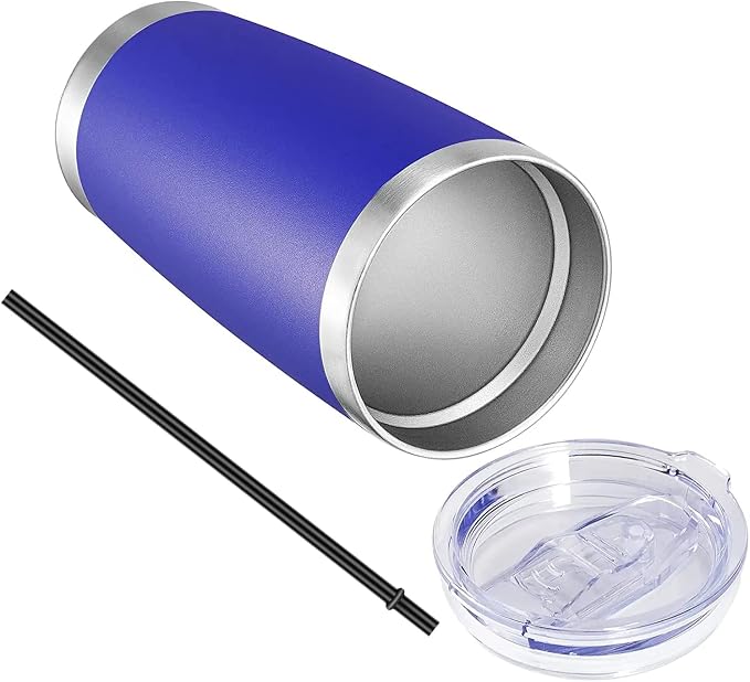 VEGOND 20oz Tumbler with Lid and Straw Stainless Steel Tumbler Cup Bulk Vacuum - Image 7