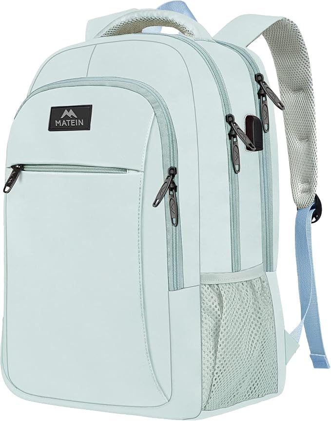 MATEIN Travel Laptop Backpack, Lightweight Anti Theft School Bookbag by MATEIN