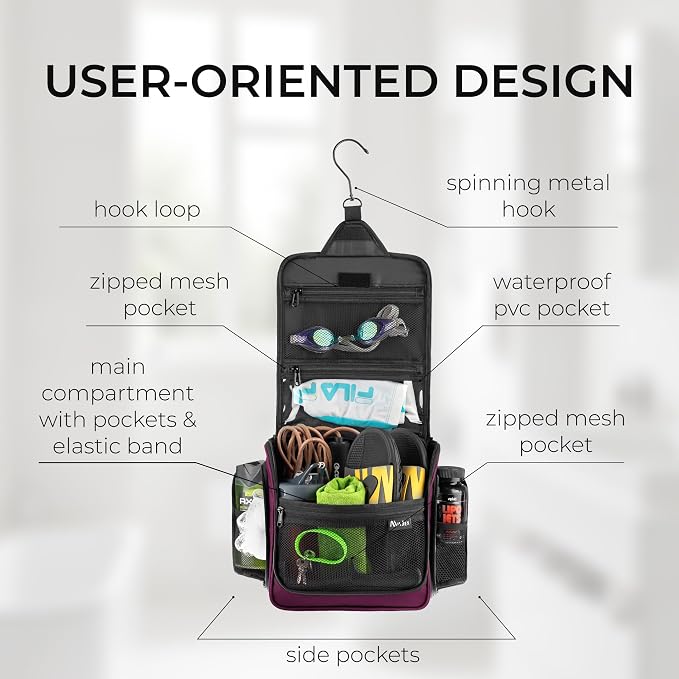 Large Hanging Toiletry Organizer - Image 3
