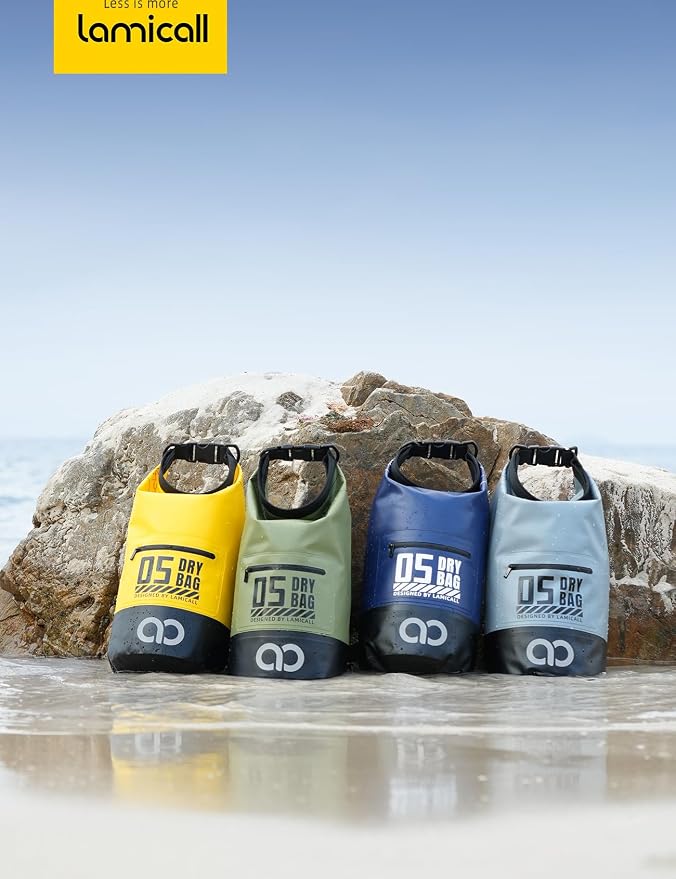 Lamicall Dry Bag Waterproof Backpack - 5L/10L/20L/30L/40L Roll Top Waterproof - Image 7
