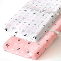 Stretchy Changing Pad Covers BROLEX 2 Pack Jersey Knit Change Pad Covers by BROLEX