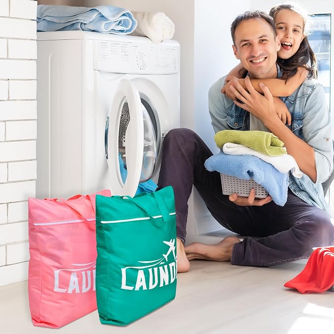 Fiodrimy 2 Pcs Large Travel Laundry Bags - Image 7