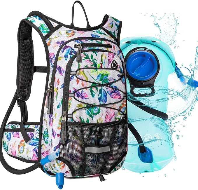 Hydration Pack Backpack with 3L Water Bladder by REINOS+OUTDOOR