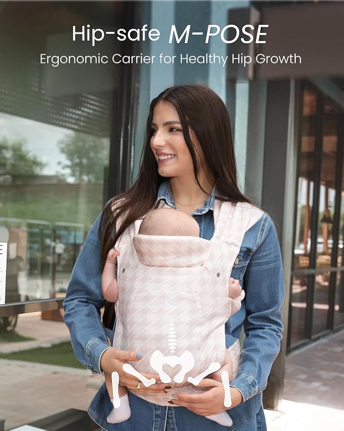 GROWNSY Baby Carrier Newborn to Toddler, Cozy Baby Wraps Carrier, Ergonomic - Image 3