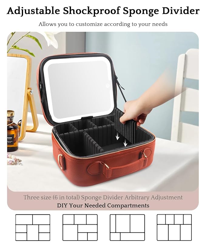 MOMIRA Travel Makeup Bag Cosmetic Bag - Image 6