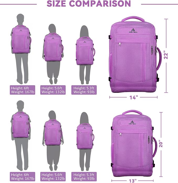 60L Carry On Backpack, Extra Large Laptop Backpack, Big Capacity Travel Backpack - Image 4
