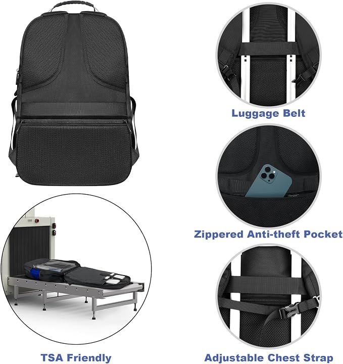 Z-MGKISS Extra Large Backpack, Travel Laptop Bag - Image 6