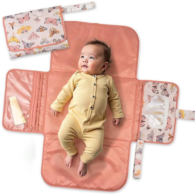 Tiny Twinkle Portable Diaper Changing Pad-Foldable Waterproof Changing by TinyTwinkle