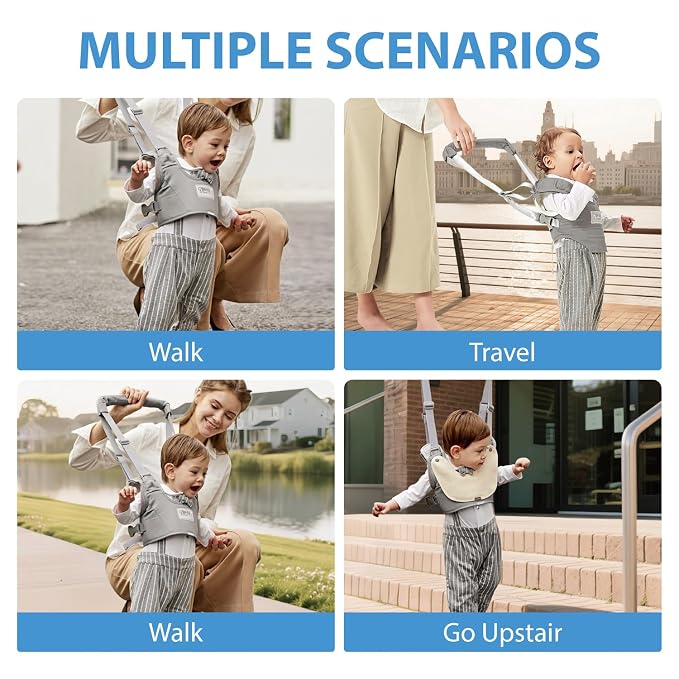 Baby Walking Harness-Handheld Assistant Belt- Toddler Infant Walking Aid - Image 5