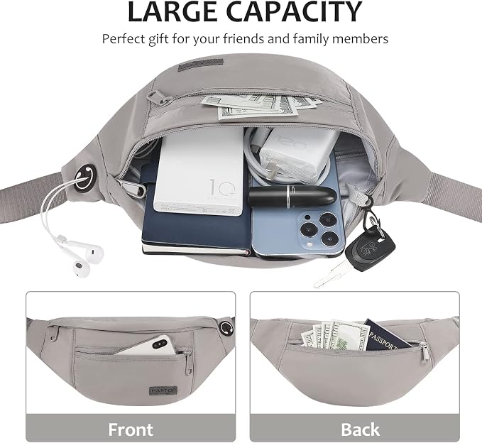 MAXTOP Large Crossbody Fanny Pack - Image 3