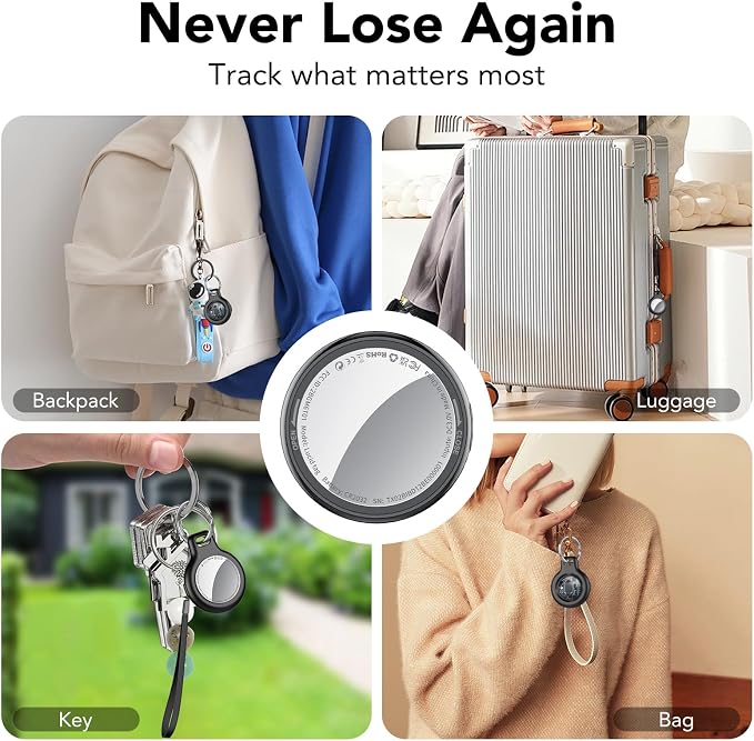 2025 New Air Tracker Tag-2 Pack, Replaceable Battery, Key Finder and Item - Image 8