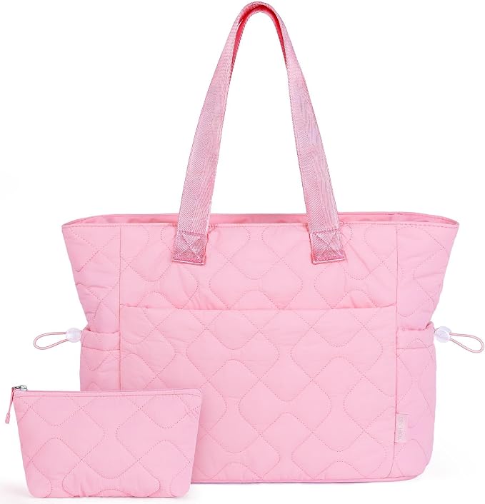 TOPEAST Tote Bag for Women, Large Puffer Tote Bag by TOPEAST