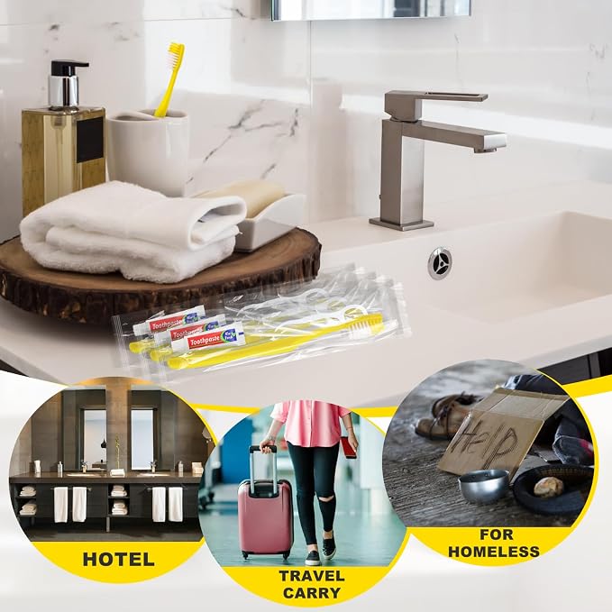 200pcs Disposable Toothbrushes - Image 6