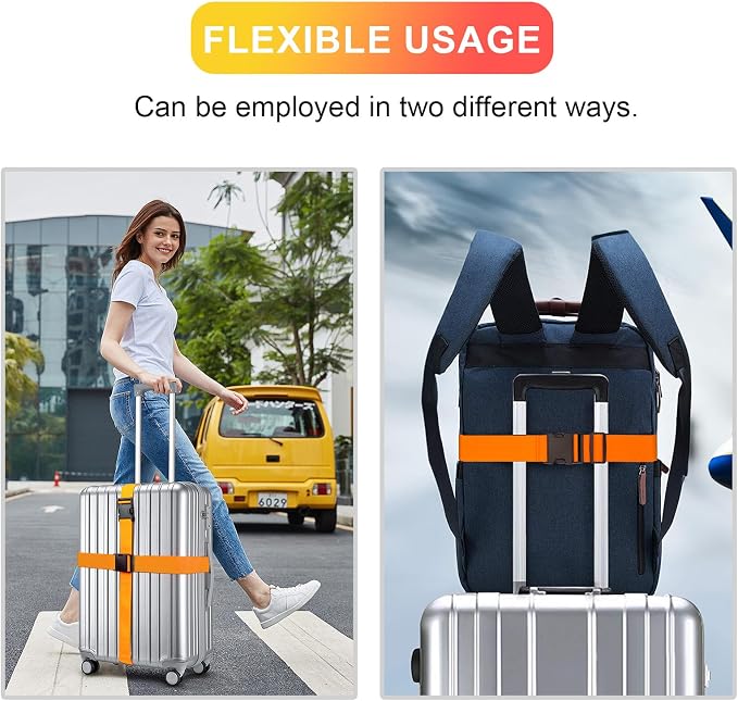 Luggage Straps for Suitcases TSA Approved, Travel Belt Suitcase Belt, Suitcase - Image 7