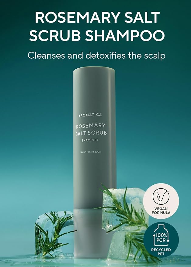 AROMATICA Rosemary Salt Scrub Shampoo - Image 2