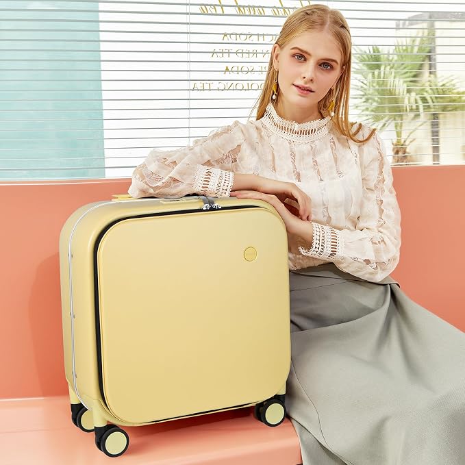 mixi Carry On Luggage, 18” Suitcase - Image 2
