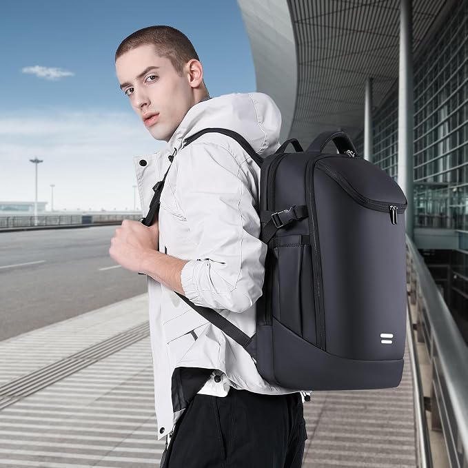 Travel Backpack for Men, Fits 17.3 inch Laptop Daypack, Water resistant - Image 6