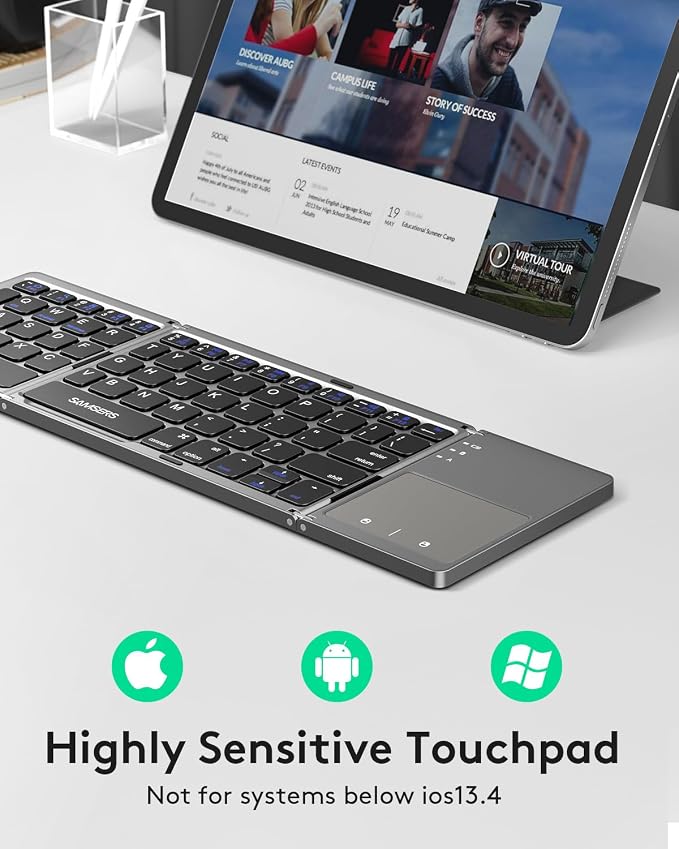 Samsers Foldable Bluetooth Keyboard - Image 3