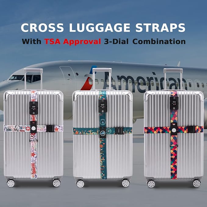 Travelkin Luggage Straps TSA Approved - Image 6