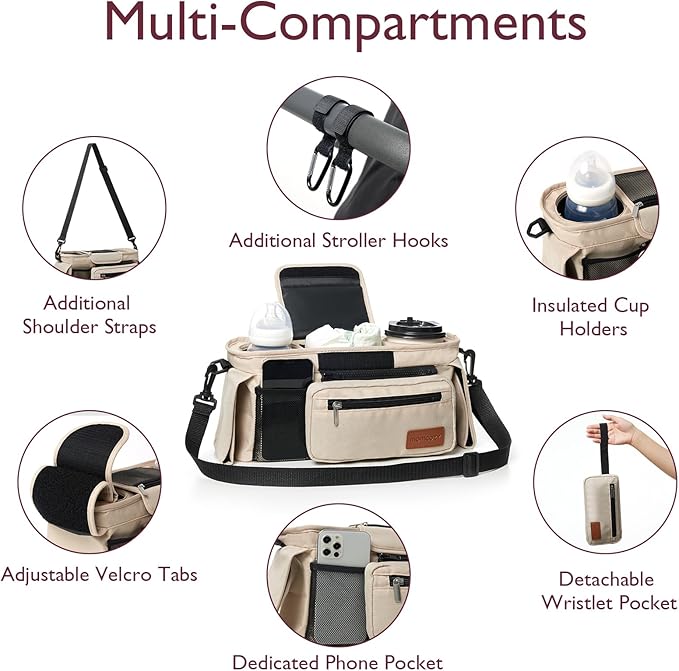 Momcozy Universal Stroller Organizer - Image 2