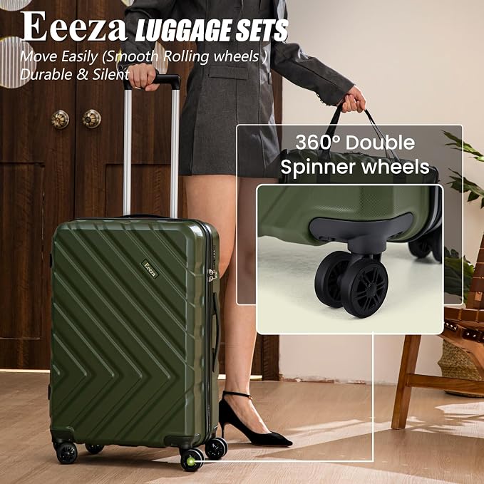 Luggage Sets 3 Piece, Suitcases - Image 4