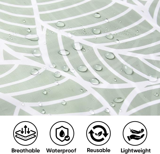 PTEROMY Hooded Rain Poncho for Adult - Image 5