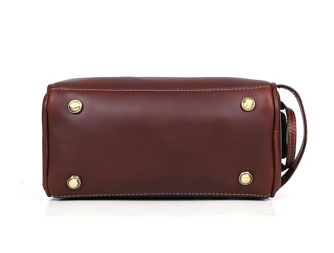 10" Premium Leather Toiletry Travel Pouch - Image 7