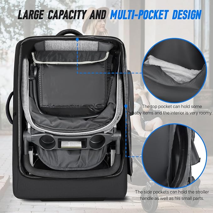 Padded Stroller Travel Bag - Image 2