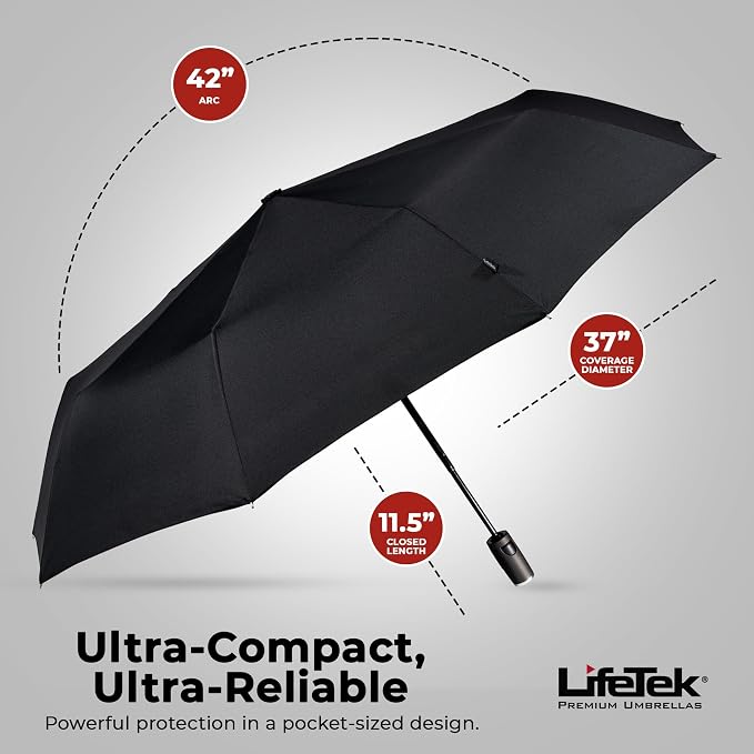 LifeTek Premium Travel Umbrella - Image 5