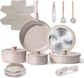 Chef Power Ceramic Nonstick Pots and Pans Set 19 Piece by ChefPower