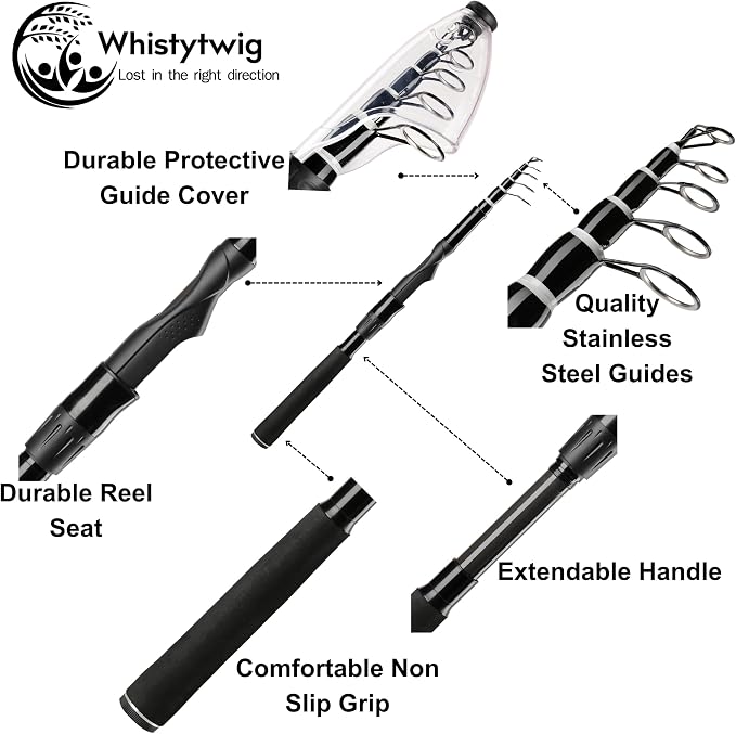 Whistytwig Telescopic Fishing Rod - Image 4