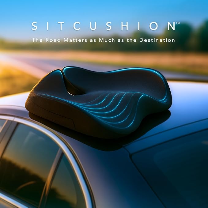 Car Seat Cushion for Driving — Orthopedic Memory Foam Car Seat Pad for Sciatica - Image 9