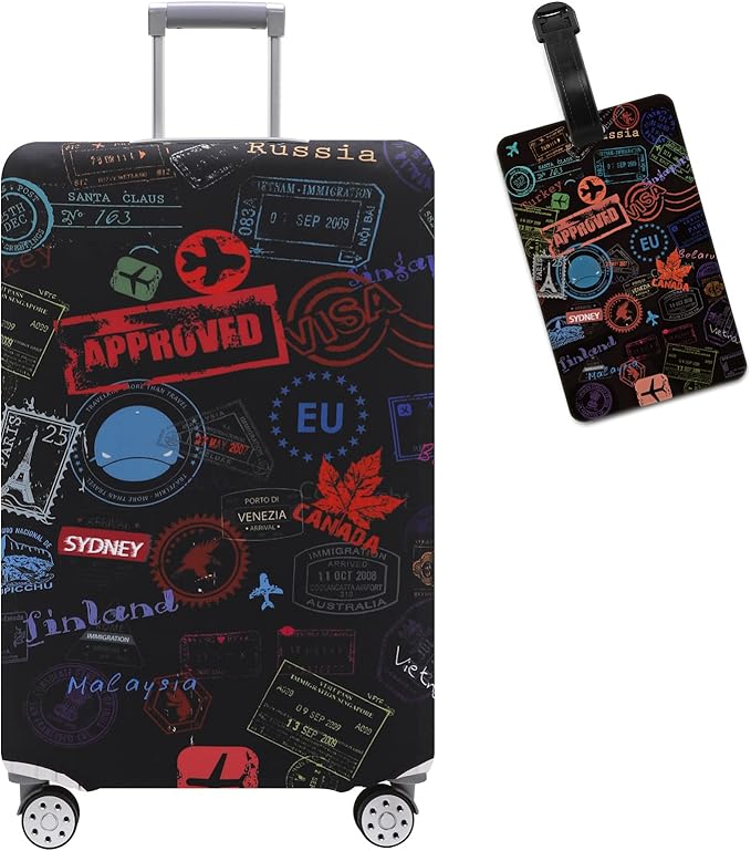 Travelkin Luggage Covers With Tag by MoreThanTravel