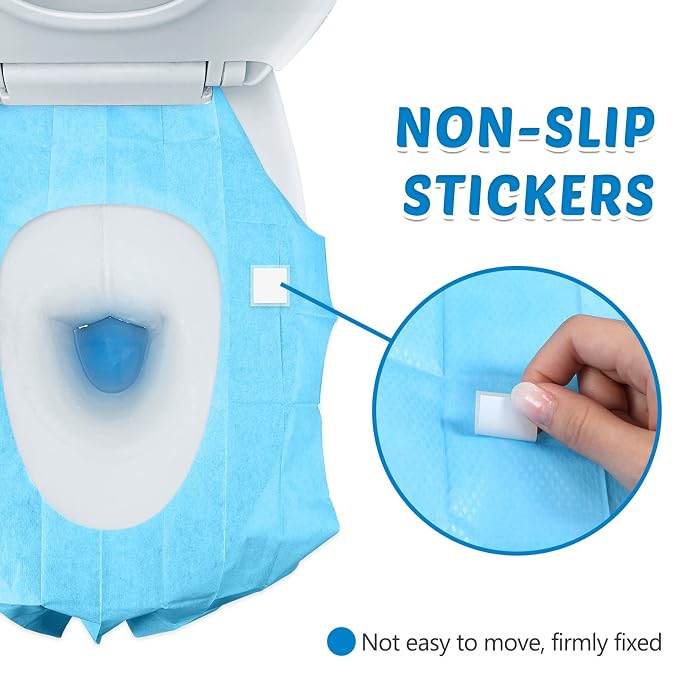 Yahenda 200 Pack Toilet Seat Covers Disposable Extra Large Individually Wrapped - Image 4