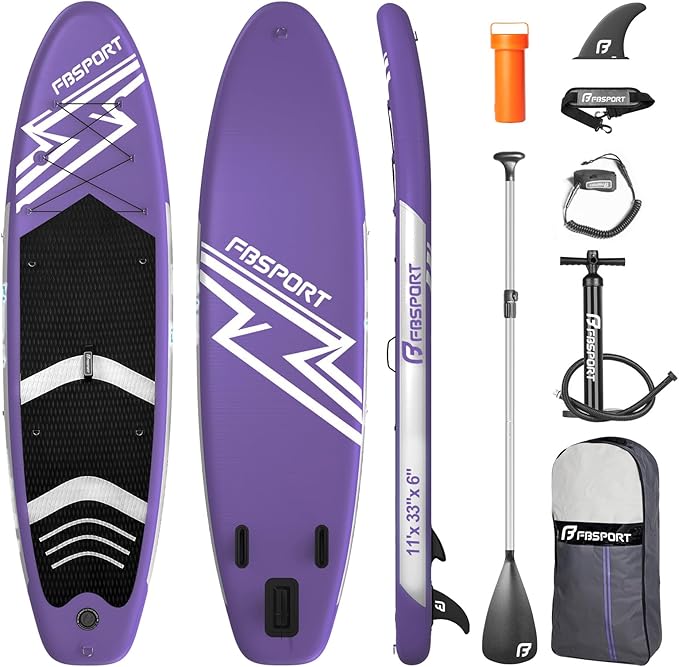 FBSPORT 11' Premium Stand Up Paddle Board, Yoga Board by FBSPORT