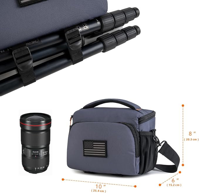 Camera Bag, Protective Covers Photography Shoulder Bag Compatible - Image 3