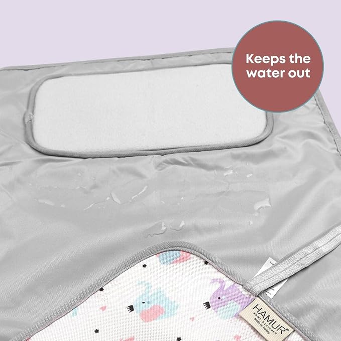 HAMUR HOME Portable Baby Changing Pad – Waterproof, Foldable & Lightweight - Image 5